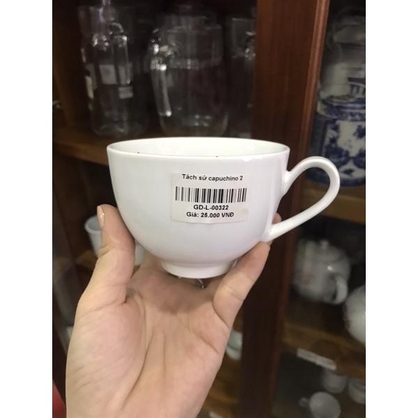 Tách sứ Capuchino