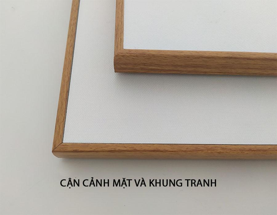 Bộ 3 tranh canvas trang trí phòng ngủ - Cây cầu - PN208