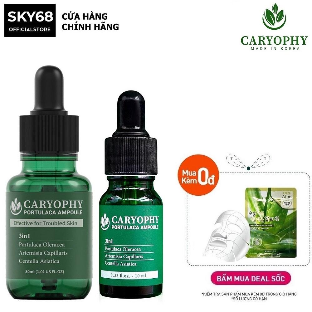 Tinh chất hỗ trợ giảm mụn Caryophy Portulaca Ampoule 10ml/30ml