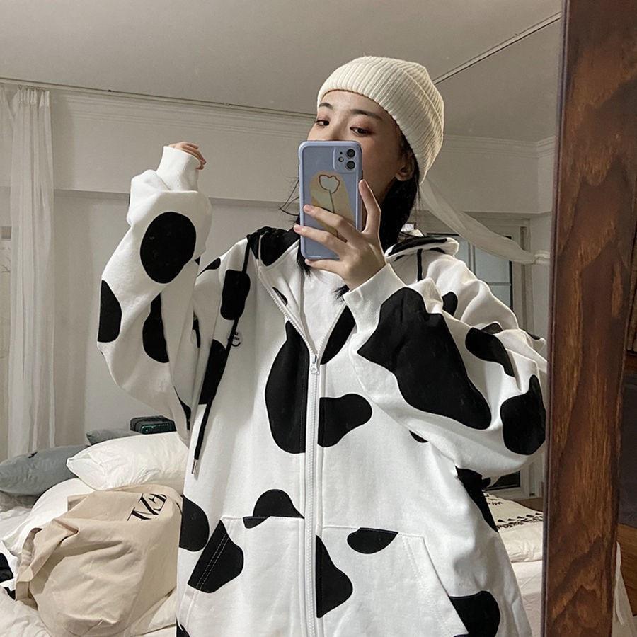 Áo Sweater Bò Sữa đáng yêu. phong cách Ulzzang Hàn Quốc tay dài. CoolZ C018