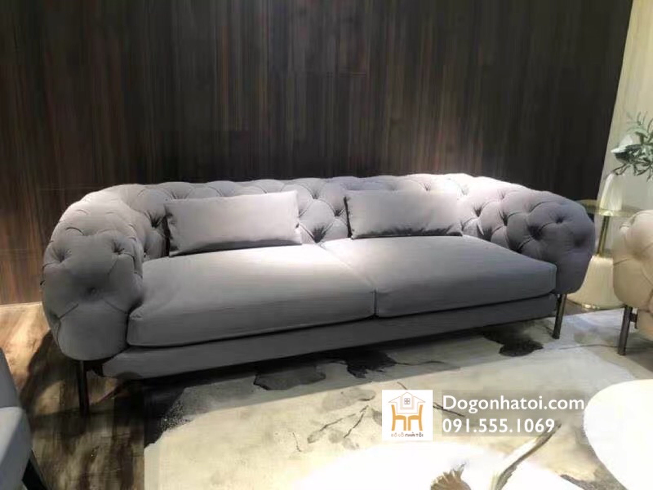 Mẫu Ghế Sofa Đẹp Cho Phòng Khách SF405 - Đồ Gỗ Nhà Tôi