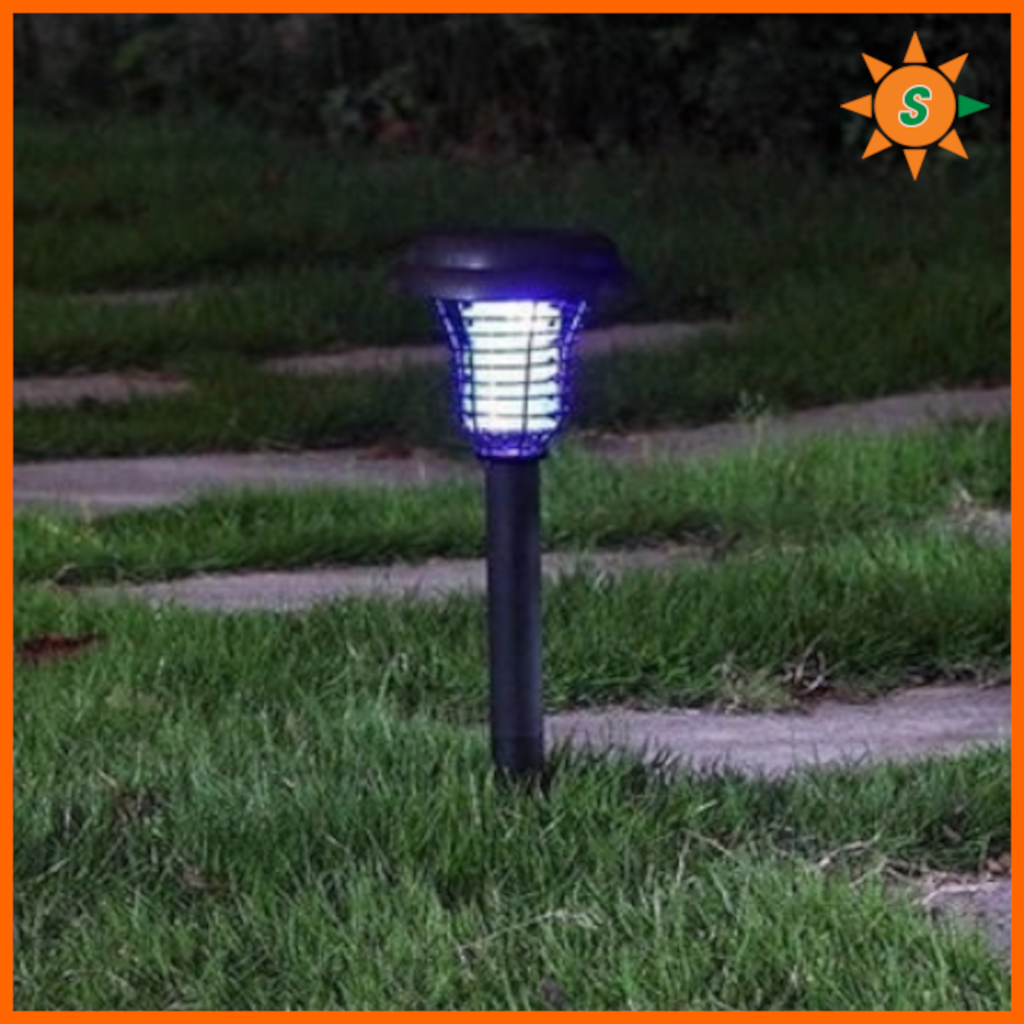 Đèn trang trí năng lượng mặt trời, tích hợp chế độ tia cực tím đuỗi muỗi, đặt ngoài trời, cảm biến ánh sáng