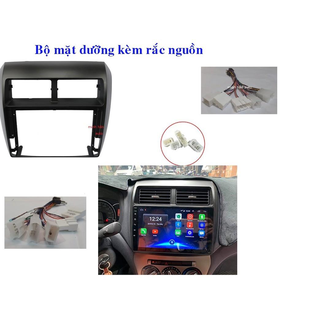 Mặt dưỡng xe TOYOTA WIGO, mặt dưỡng theo xe, mặt dưỡng kèm dây nguồn theo xe Toyota wigo 2011-2016