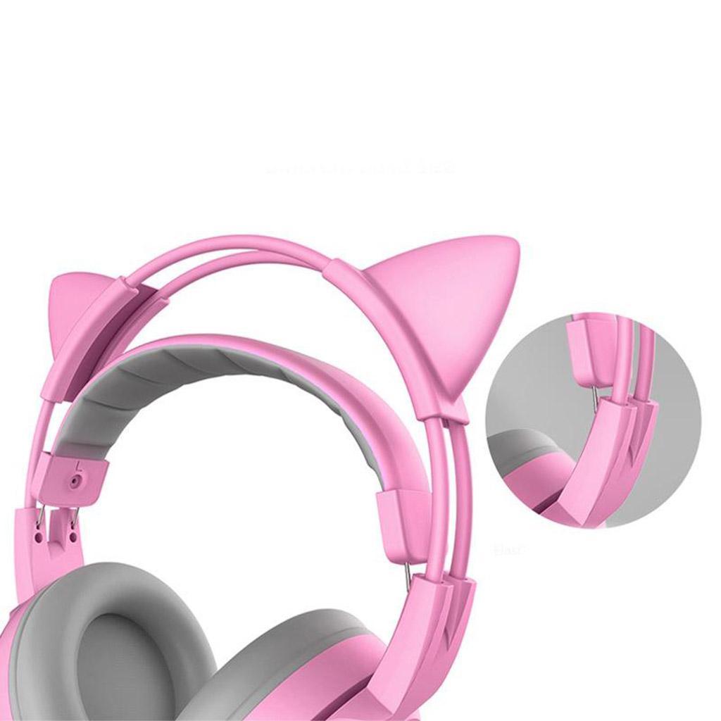 Headset 3.5mm Adjustable Headband Earphones Ear-Cup for Phone PC