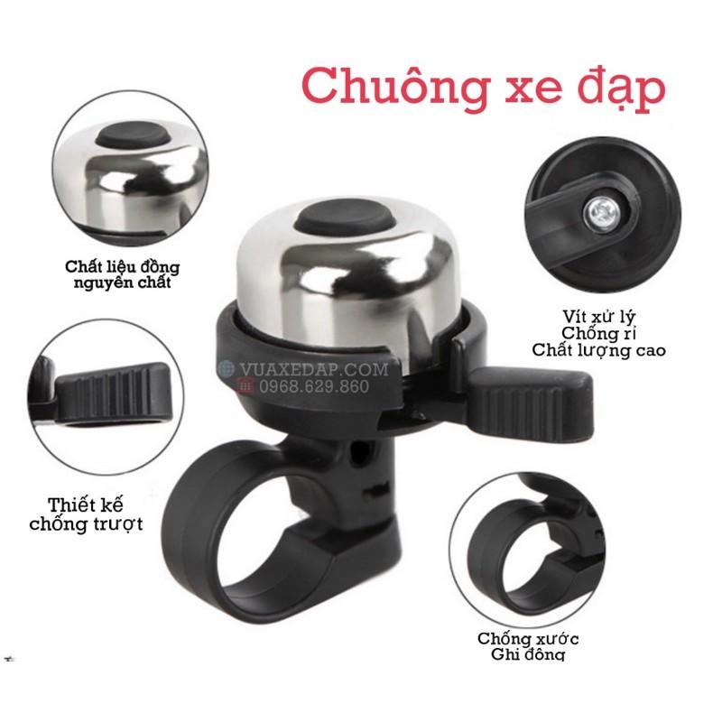 Chuông xe đạp nhại 2 tiếng cao cấp lắp được mọi loại xe đạp