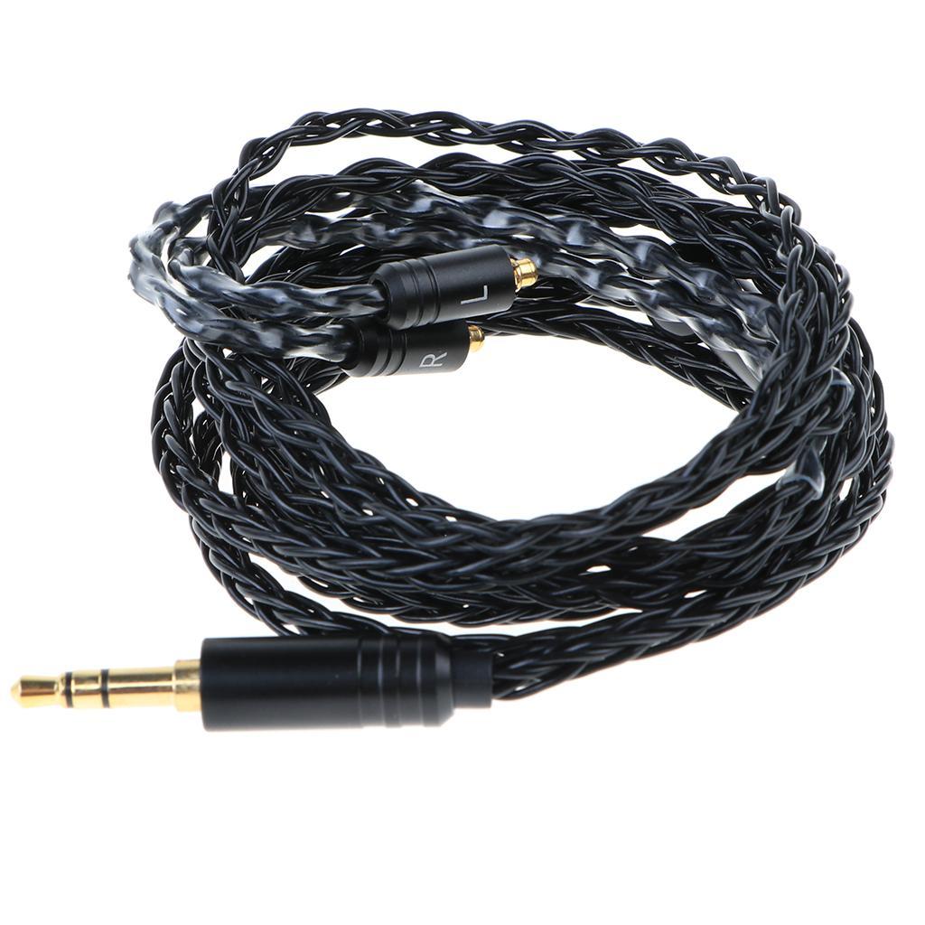 OCC Silver Plated Upgrade Headphone MMCX Cable Cord Wire for Shure