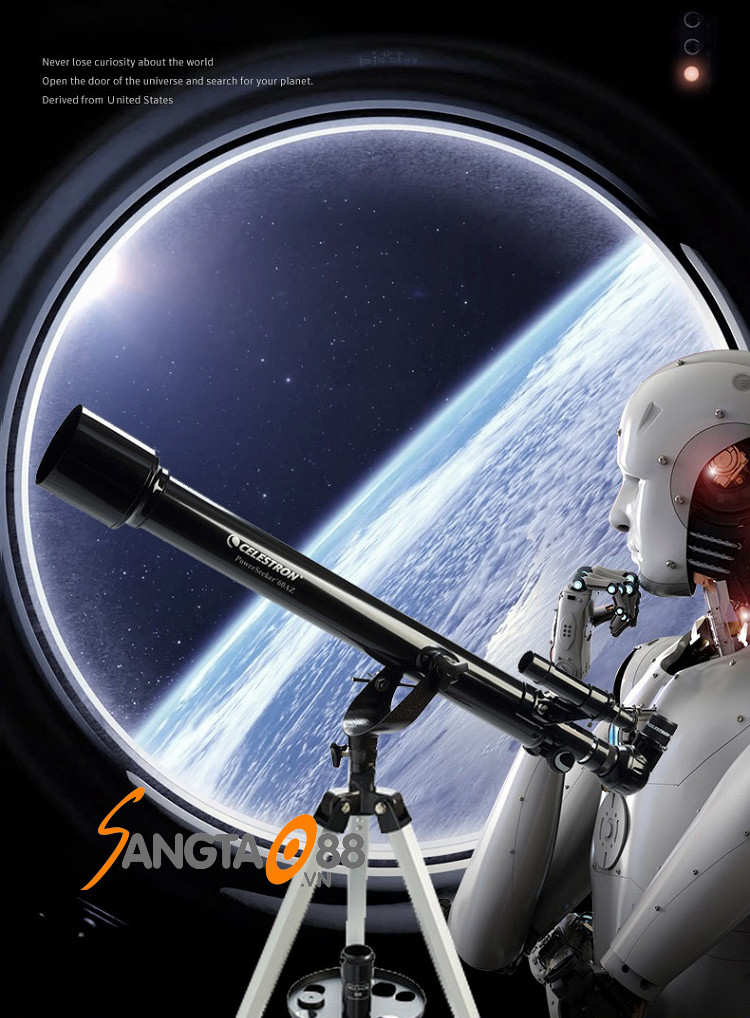 Kính thiên văn Celestron 60AZ 21041 - Hàng nhập khẩu