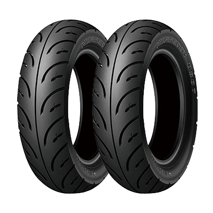 Cặp vỏ, lốp xe máy Dunlop cho SH Mode 80/90-16 và 100/90-14 gai D307