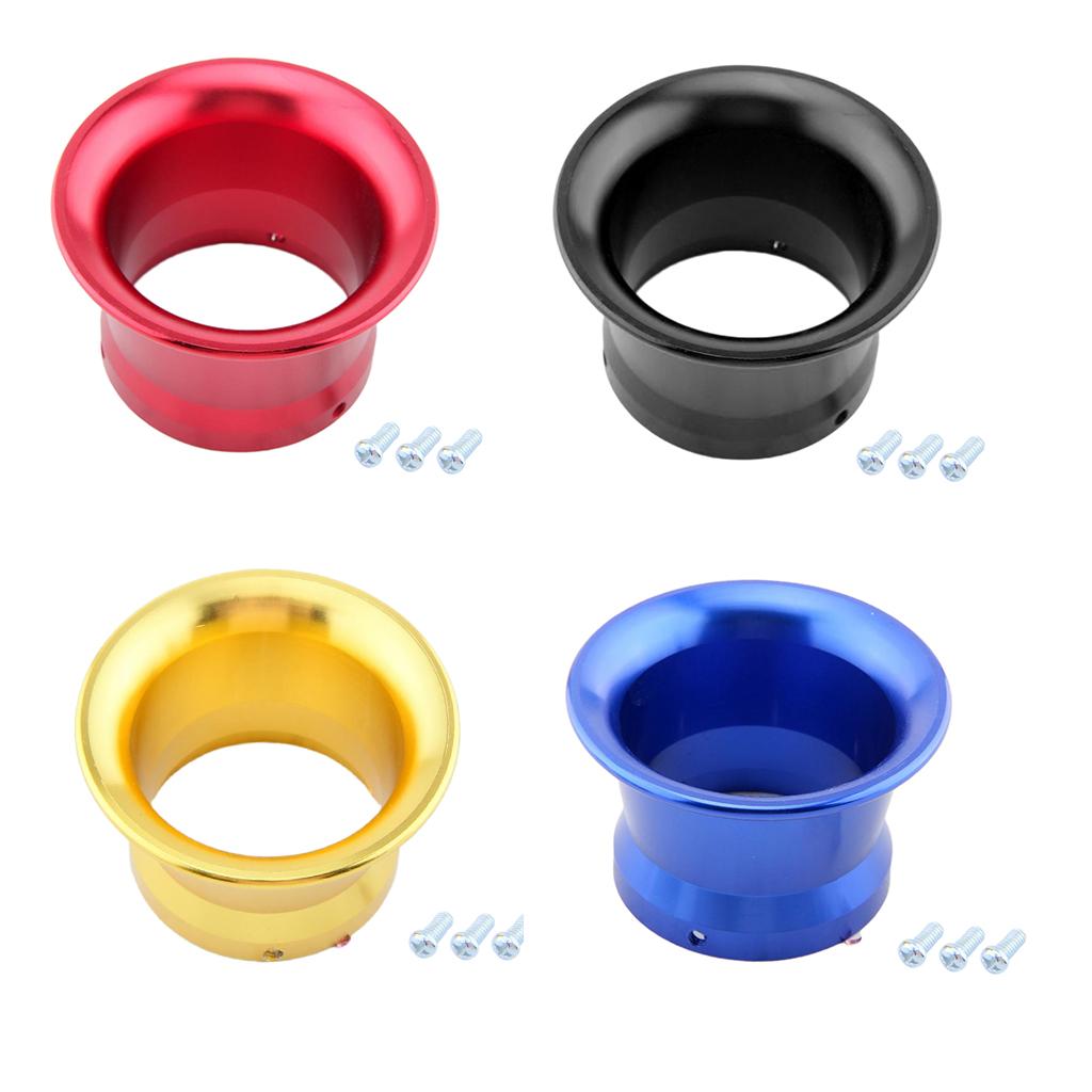 3 Pieces 2 inch Air Intake Turbo Horn Velocity Stack Funnel for Carburetor