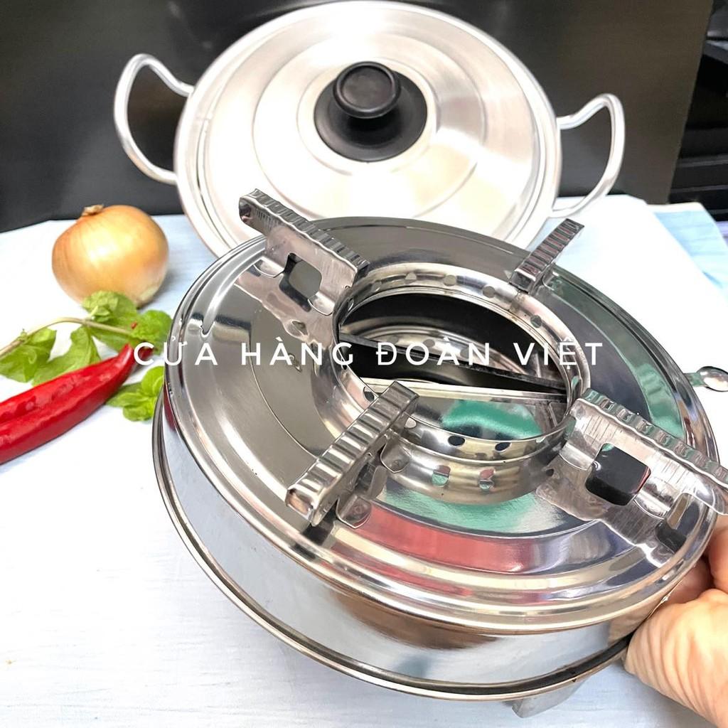 Bộ NỒI LẨU Nhôm/ BẾP CỒN Inox - Set Tiện Lợi. Phù hợp quán ăn nhà hàng. Đồ Gia Dụng nhà bếp pha chế làm bánh nguyên liệu