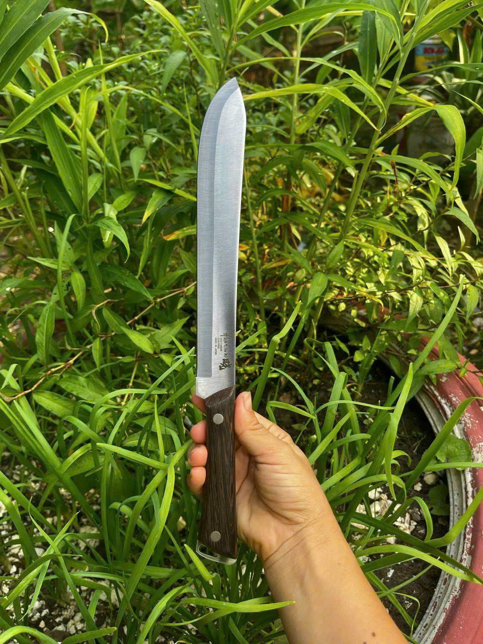 Dao bổ dưa hấu Nhật Akatenki dài 32cm, sắc, khỏe, tiện lợi