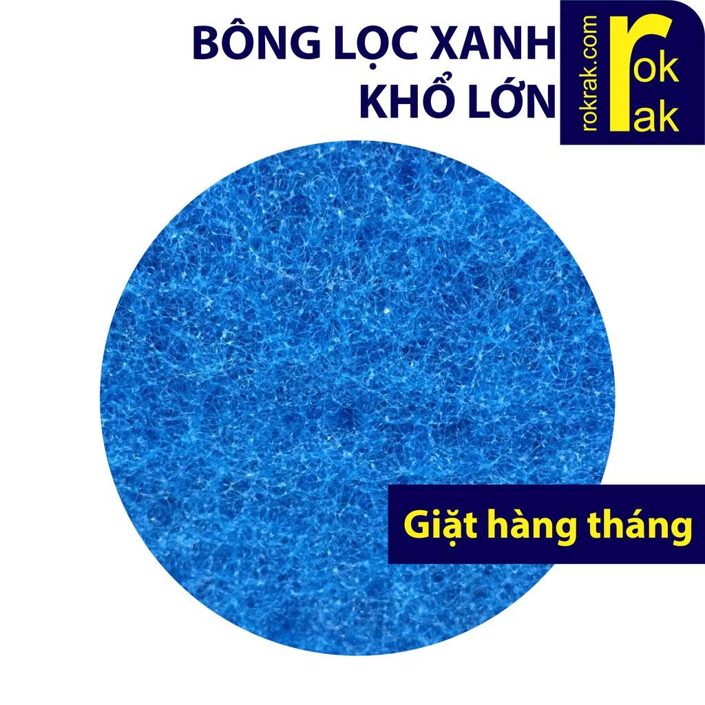 Bông lọc xanh khổ lớn vật liệu lọc bể cá cảnh