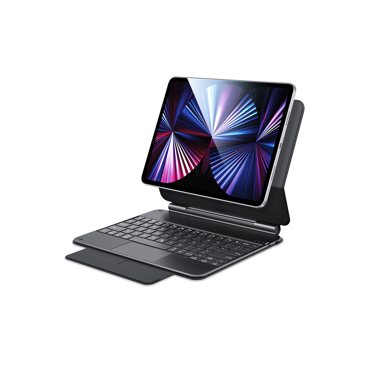 Bao da kèm bàn phím ESR Magnetic Rebound dành cho iPad màu đen - Hàng chính hãng