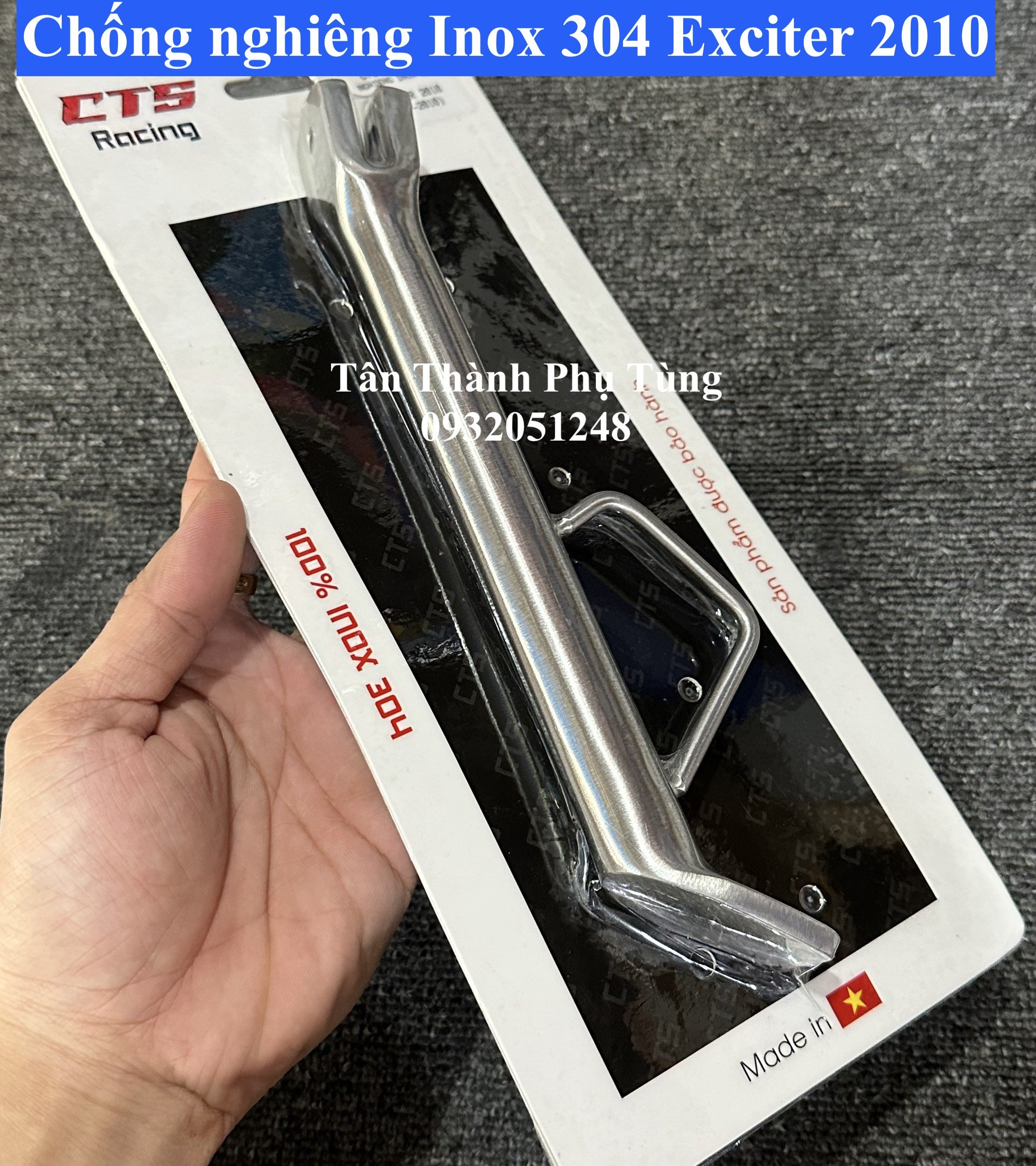 Chống nghiêng dành cho Exciter 2010 Inox 304 CTS