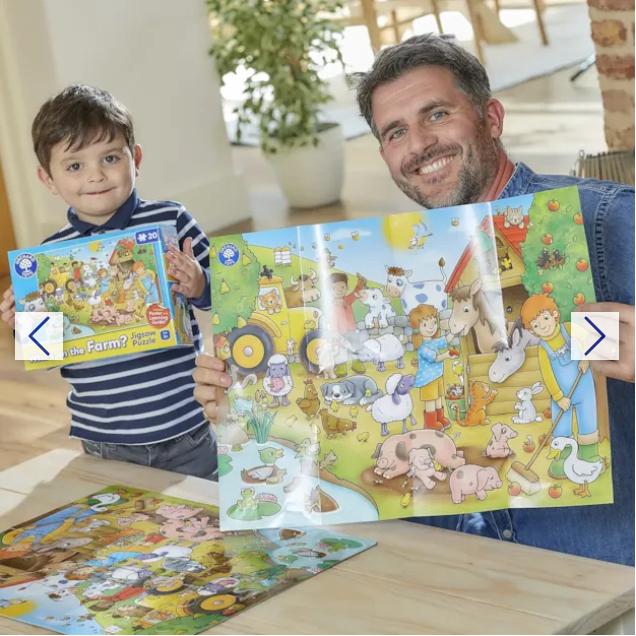 Bộ xếp hình Who's On The Farm? - Orchard Toys giúp trẻ phát triển kiến thức và kỹ năng quan sát