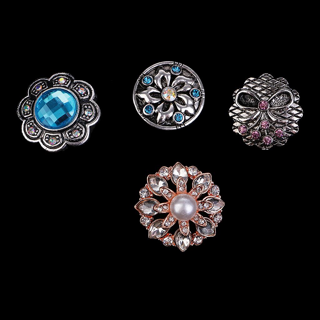 10x mix styles snap buttons 18mm jewelry making Interchangeable snap charms