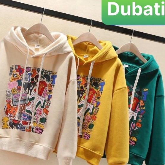 ÁO KHOÁC NỈ HOẠT HÌNH HARUKU, ÁO KHOÁC HOODIE NAM NỮ CHẤT VẢI DÀY PHONG CÁCH HÀN HOT- DUBATI FASHION