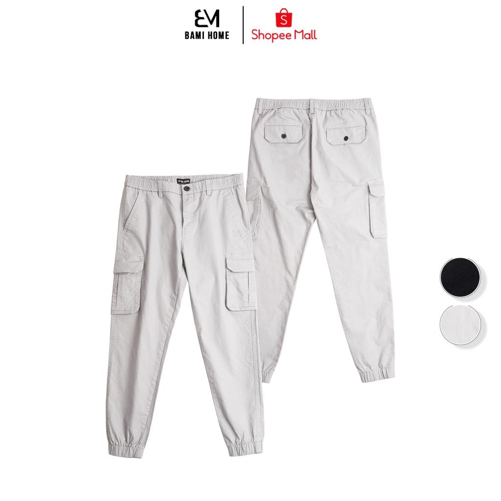 Quần Jogger nam túi hộp cao cấp BAMI HOME chất kaki co giãn phong cách, cá tính QJG- 01