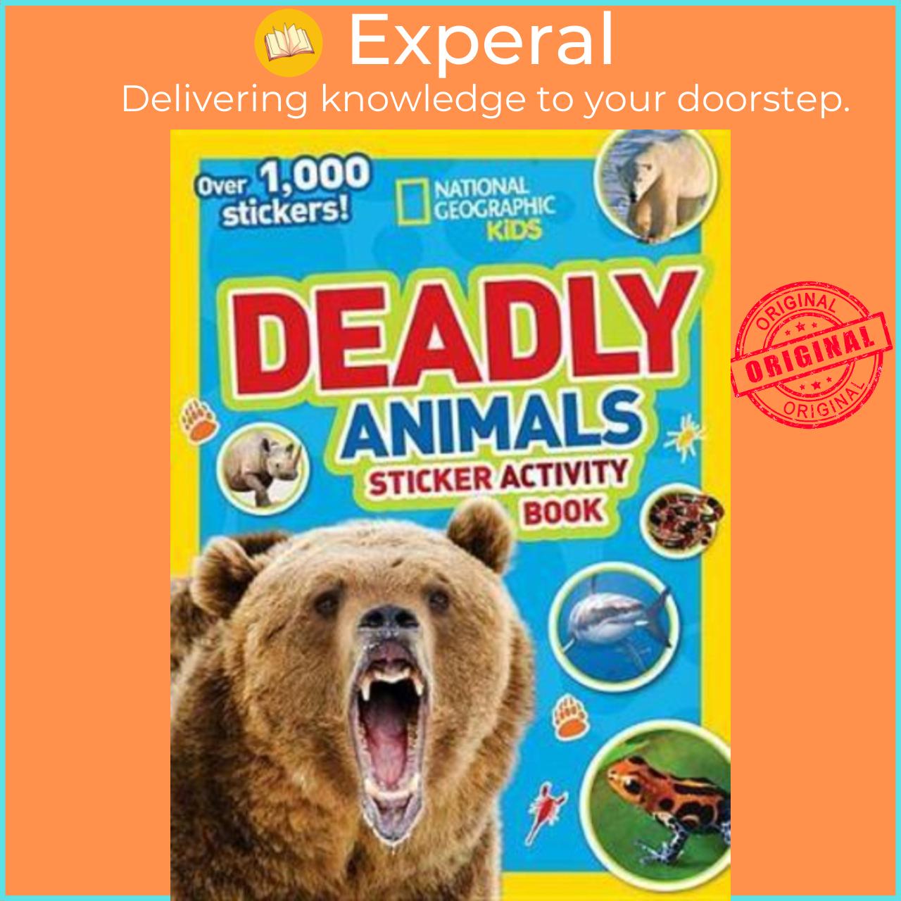 Sách - National Geographic Kids Fierce Animals Sticker Activity Book by National Geographic Kids (US edition, paperback)