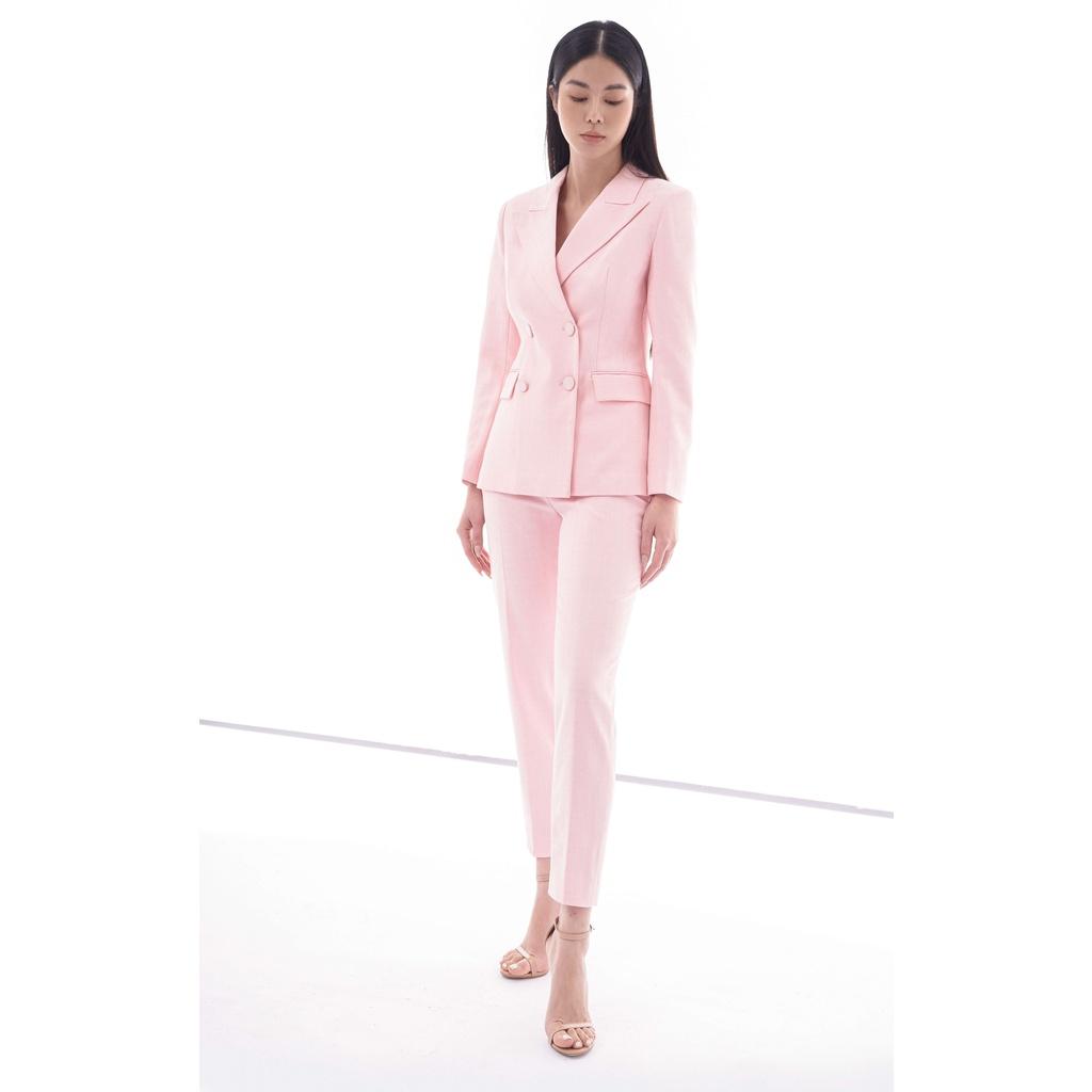 Áo Blazer kiểu 4 cúc màu hồng nhạt 2NDDATE BL023LP