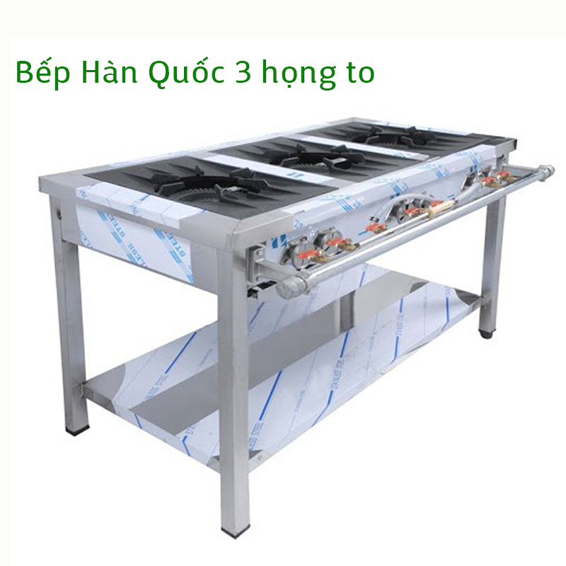 Bếp gas Hàn Quốc nhiều họng, dài 120 cm