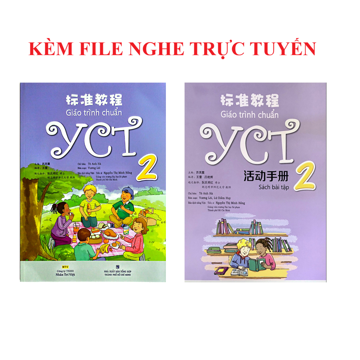 Sách- Combo:Giáo trình chuẩn YCT Tập 2 (Sách Bài Học - Bài Tập)+KÈM MP3 NGHE ONLINE