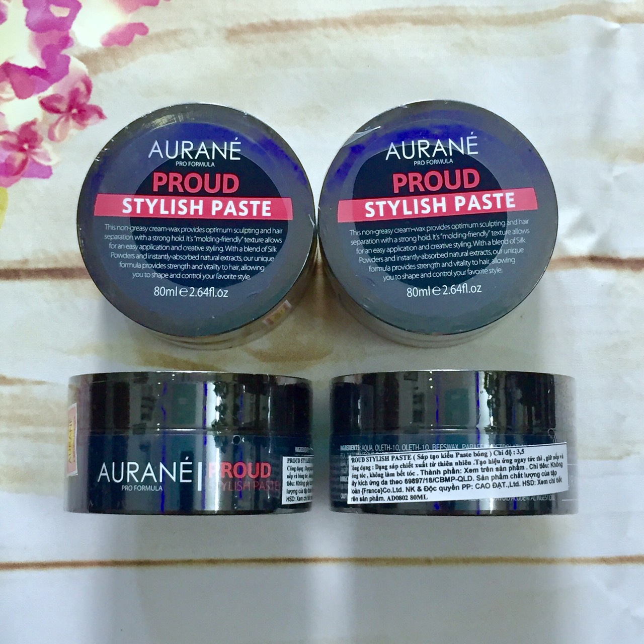 Sáp tạo kiểu bóng tóc Aurane Proud Stylish Paste 80ml