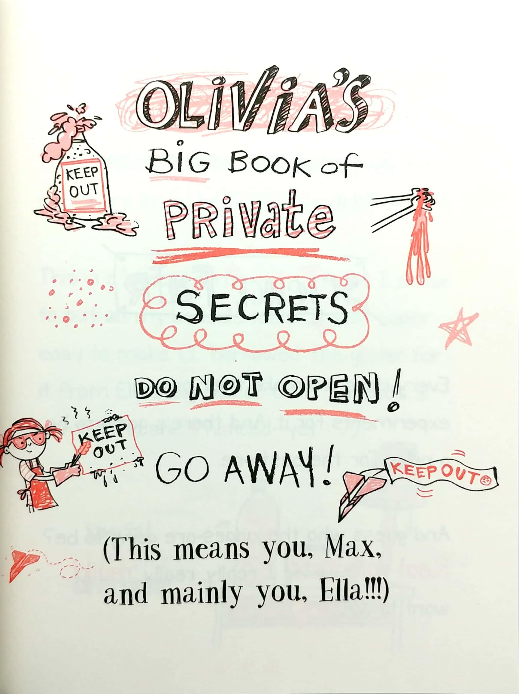 Olivia's Secret Scribbles #4: Super Science Stars
