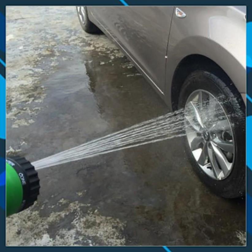 Vòi xịt rửa xe,Vòi phun nước tưới cây tăng áp thông minh 8 chế độ 815621