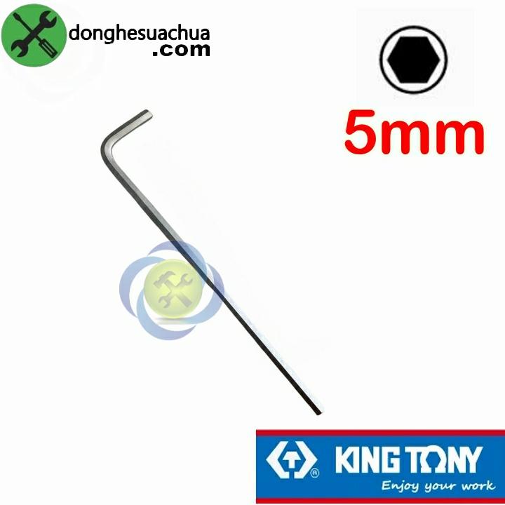 Lục giác chữ L 5mm Kingtony 112505 loại 2 đầu bằng