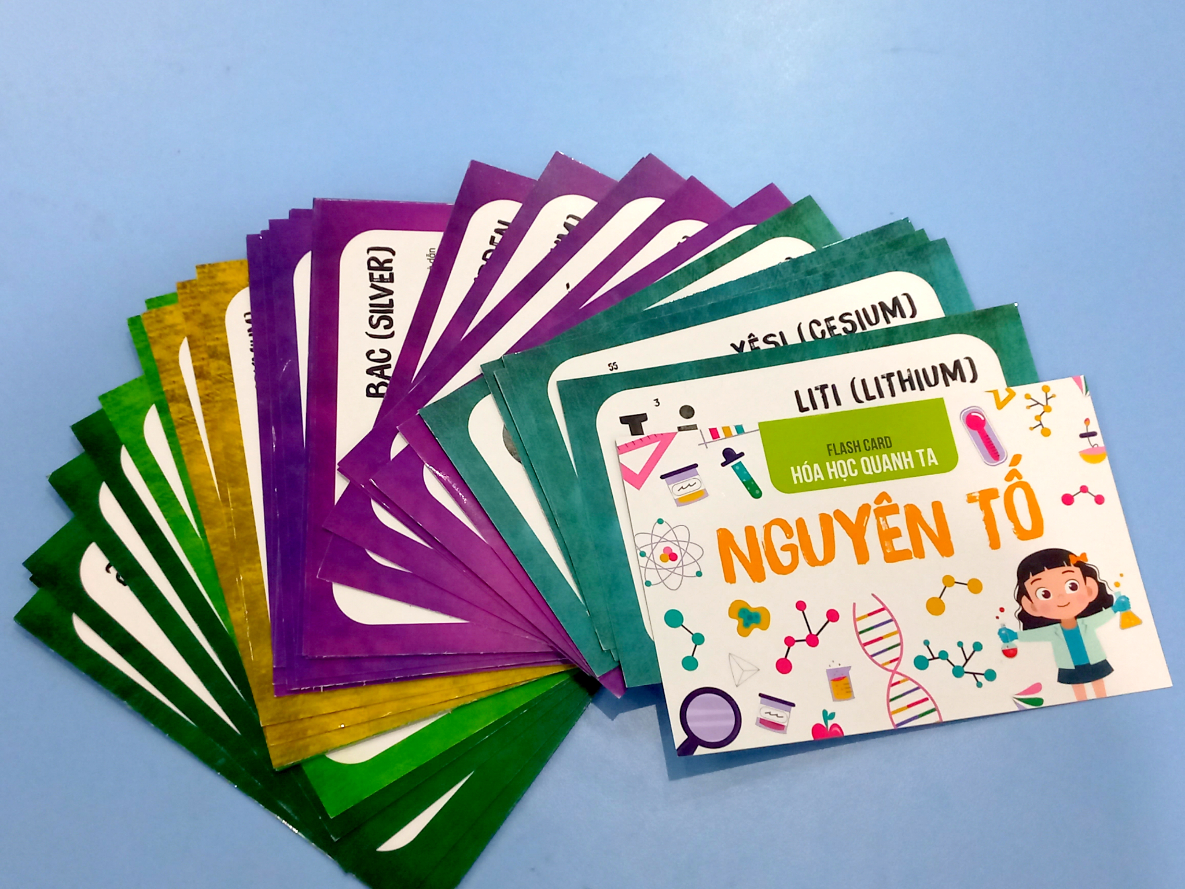 COMBO FLASH CARD HÓA HỌC - Á Châu Books