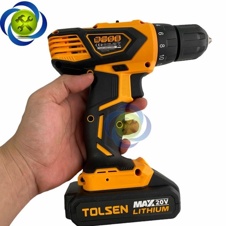 Máy khoan pin 20V Tolsen 79033