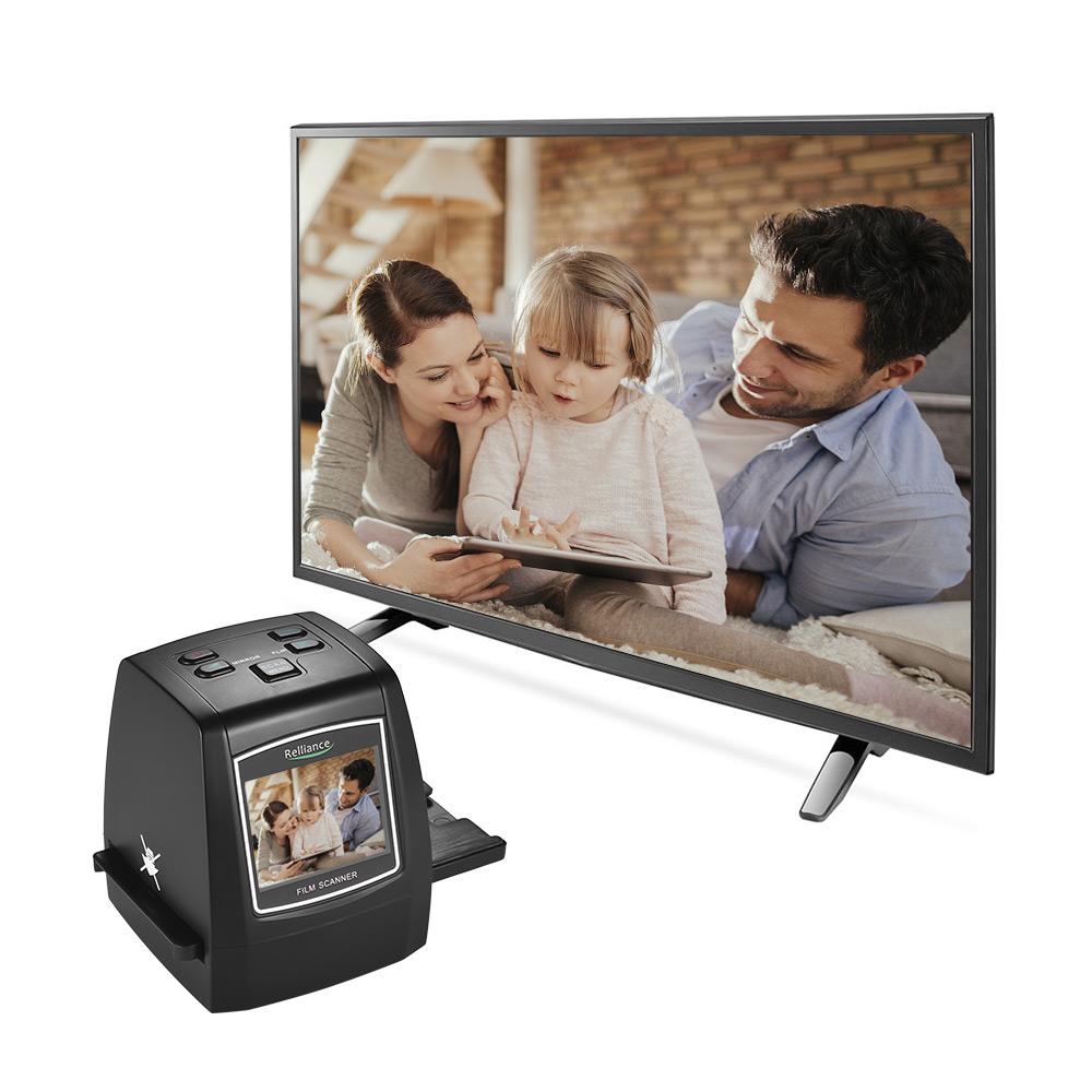 Film Scanner High-Resolution 14MP/22MP Film Slide Scanner Convert 35mm 135mm 126mm 110mm 8mm Color Monochrome Slide Film