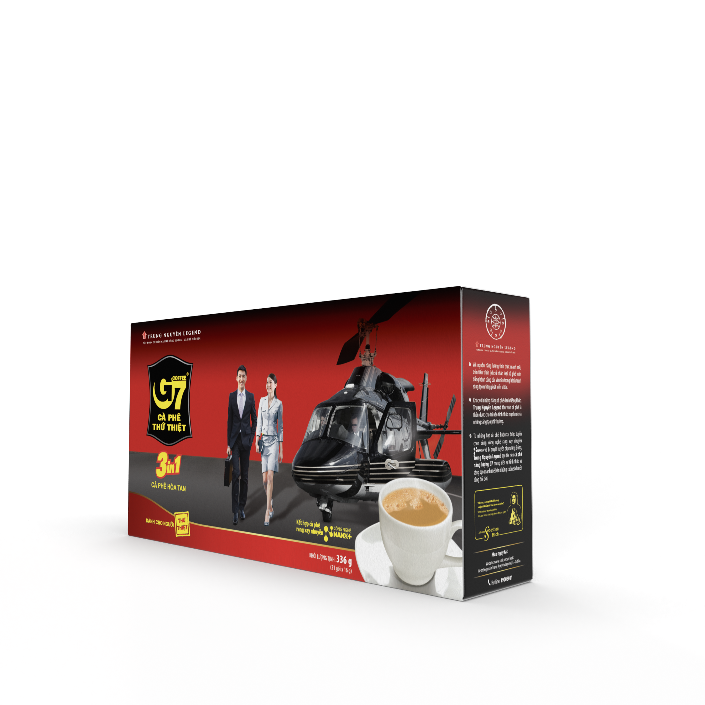 Cà phê G7 3in1 - Hộp 21 gói 16gr