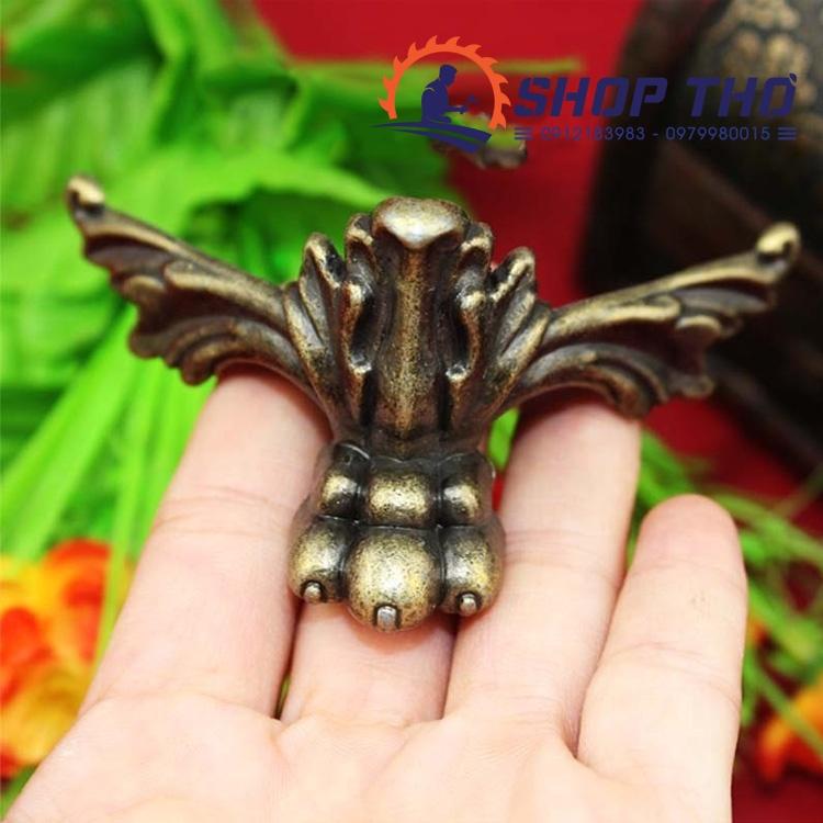 Chân hộp gỗ giả cổ cánh dơi lắp hộp gỗ lớn