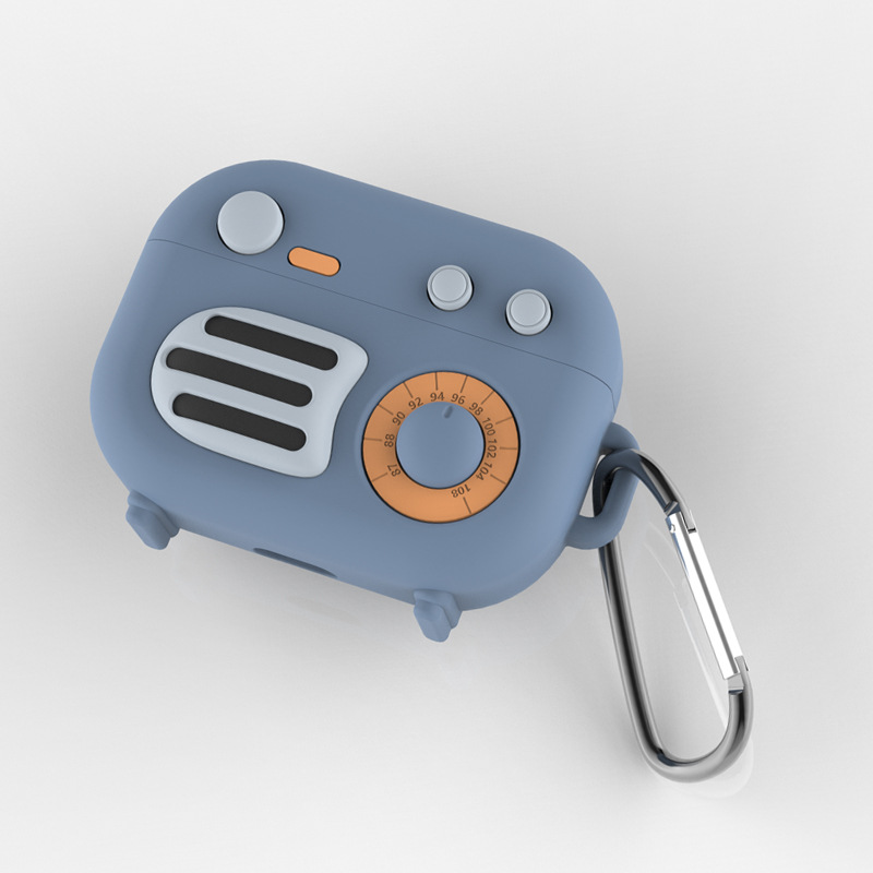 Bao Case Cho Airpods Pro Hình Radio Retro