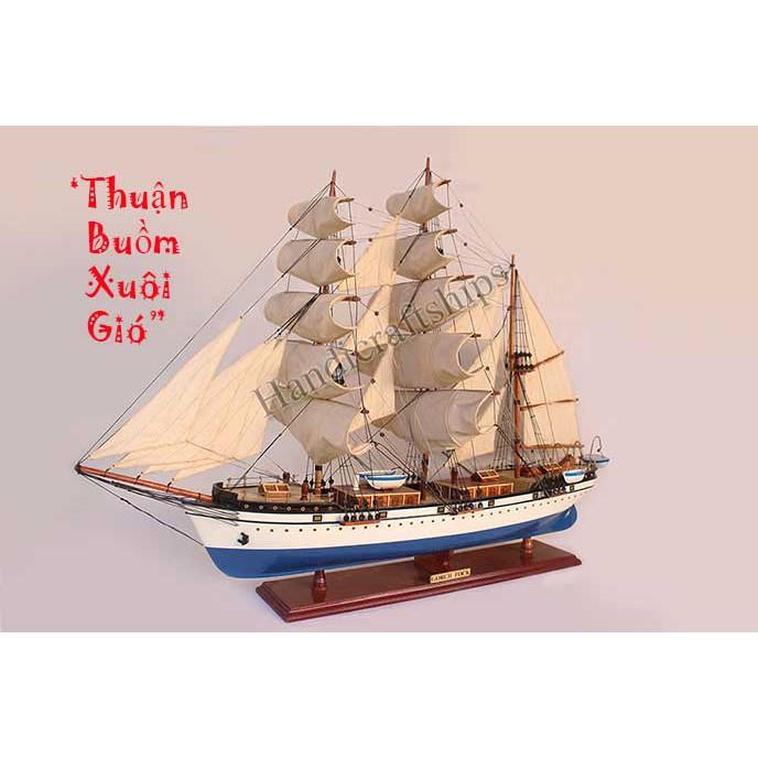 Mô hình thuyền buồm Gorch Fock (hải quân Đức) 74cm