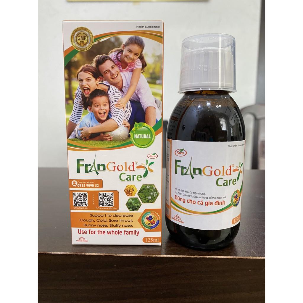 TPBVSK Siro ho FranGold Care lọ 125ml - hộp 20 ống*10ml