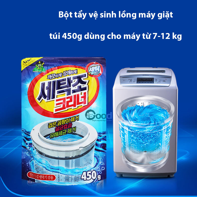 Bột Tẩy Vệ Sinh Lồng Máy Giặt Hàn Quốc 450g