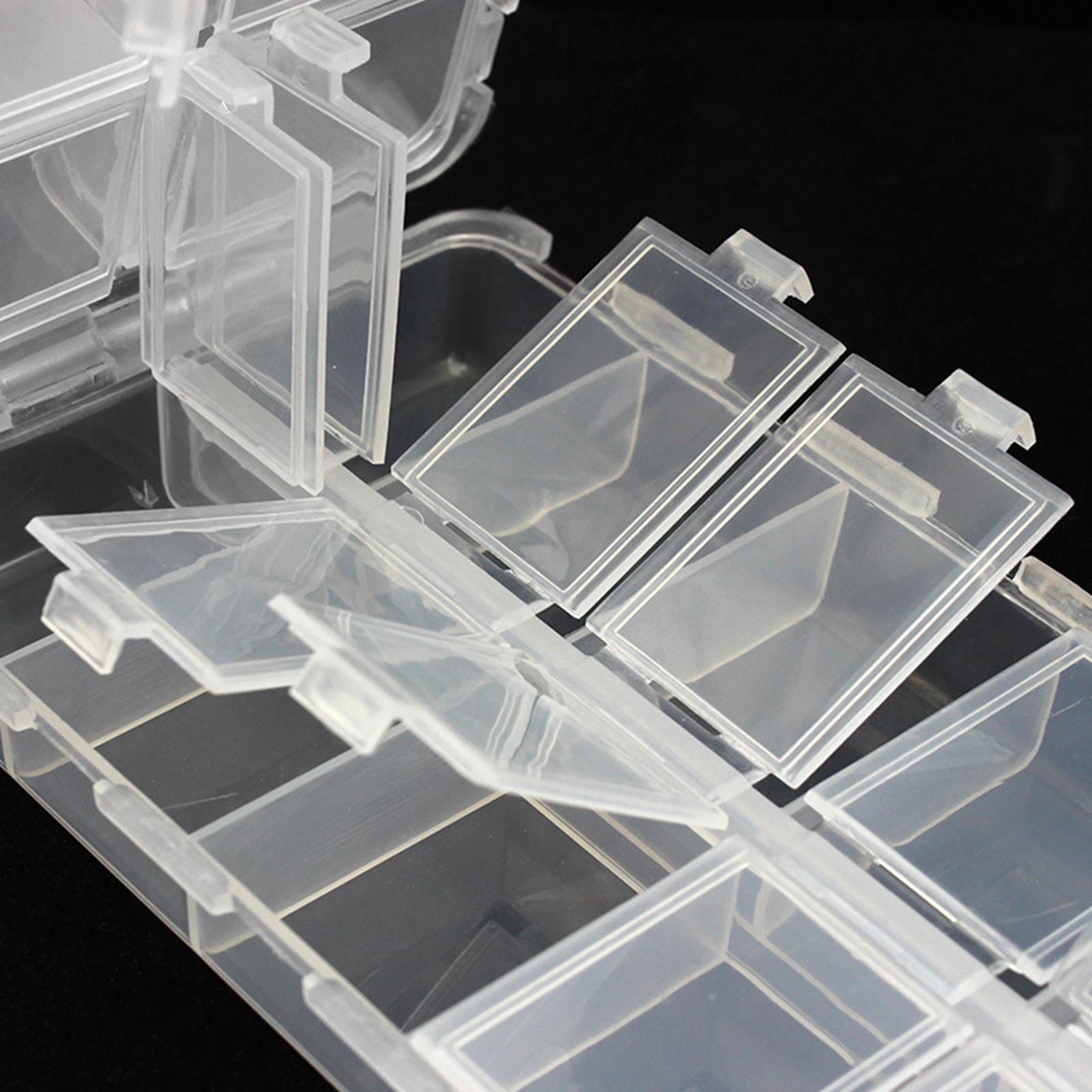 Fishing Tackle Box Double Sided Small 20 Compartments Tackle Organizer Boxes