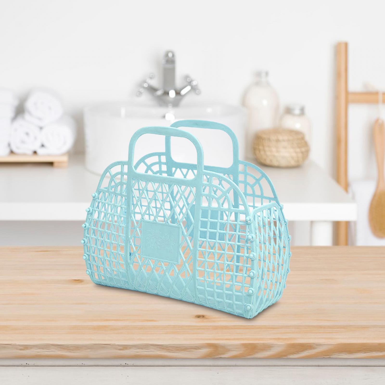 Shower Basket Dorm Beach Tote Bags for Bathroom Kitchen
