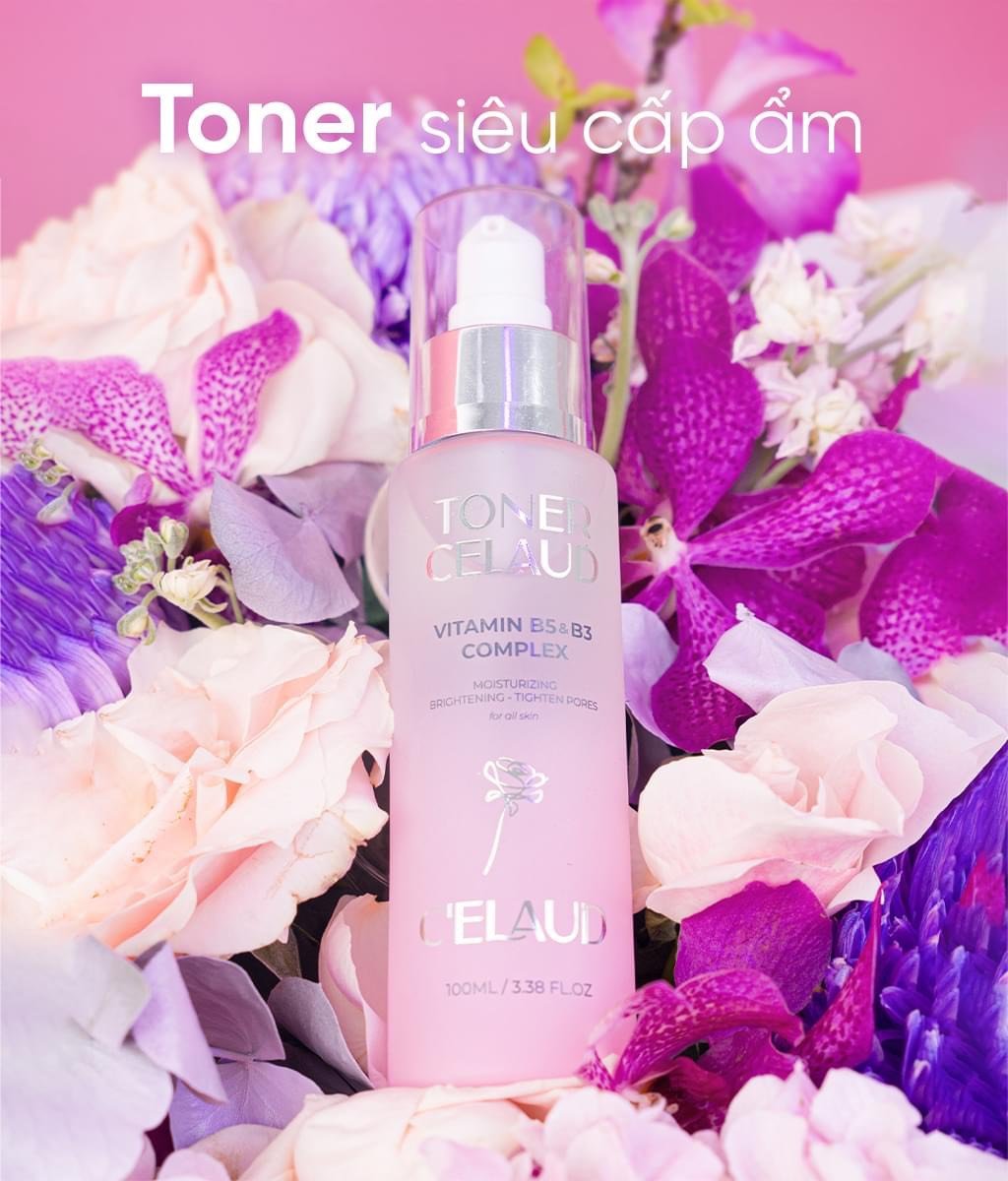 Nước Hoa Hồng Làm Dịu Da Và Cân Bằng Độ pH Toner Celaud 100ml