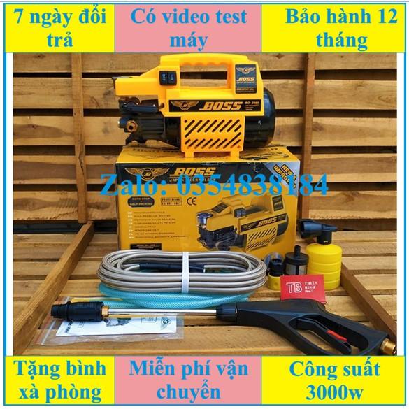 Máy rửa xe Boss 3000w siêu khỏe