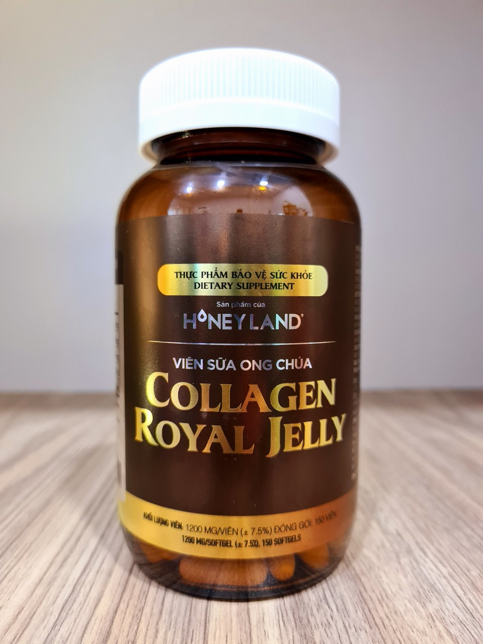 VIÊN SỮA ONG CHÚA COLLAGEN ROYAL JELLY HONEYLAND 60 VIÊN