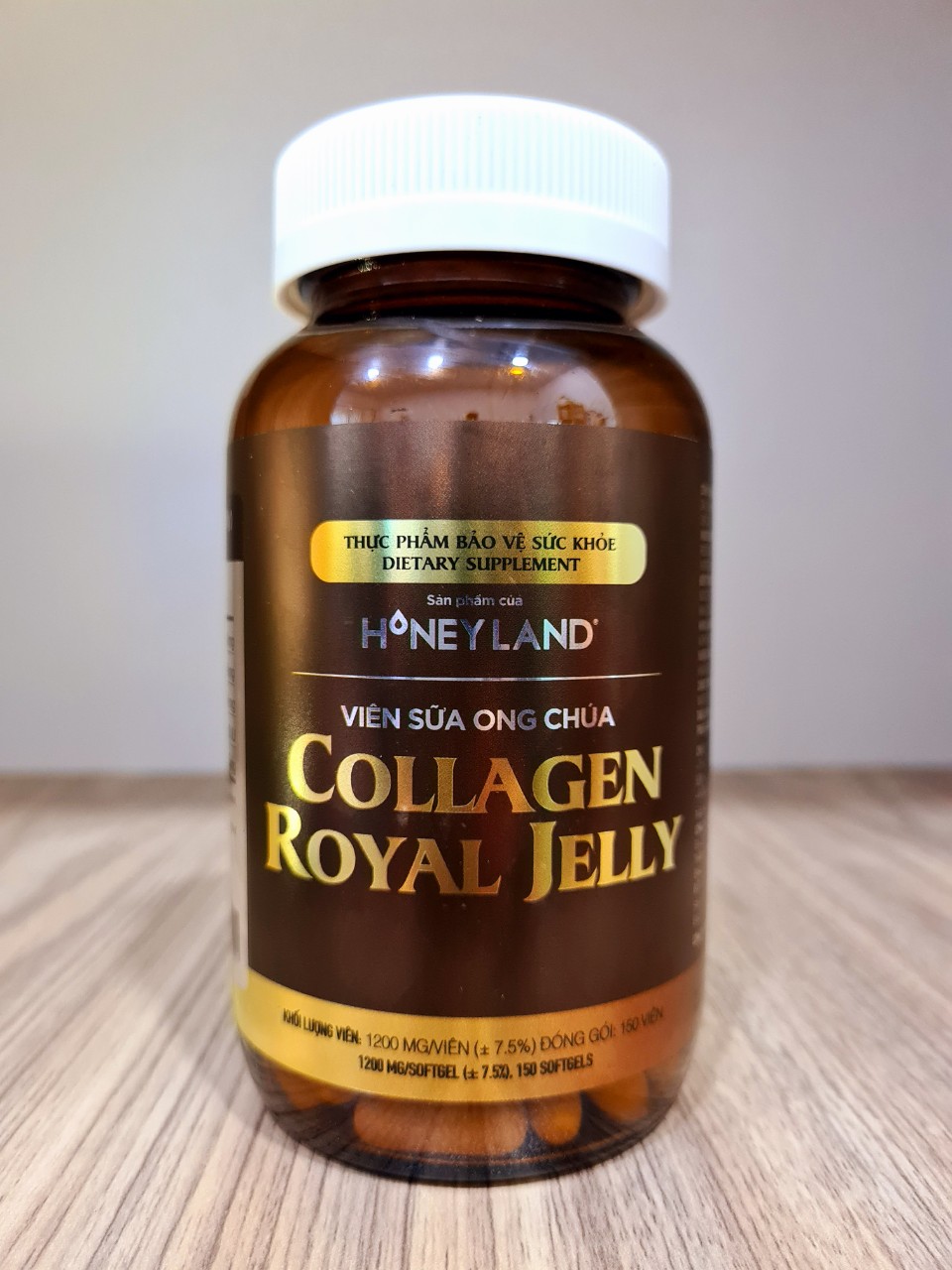 VIÊN SỮA ONG CHÚA COLLAGEN ROYAL JELLY HONEYLAND 60 VIÊN 