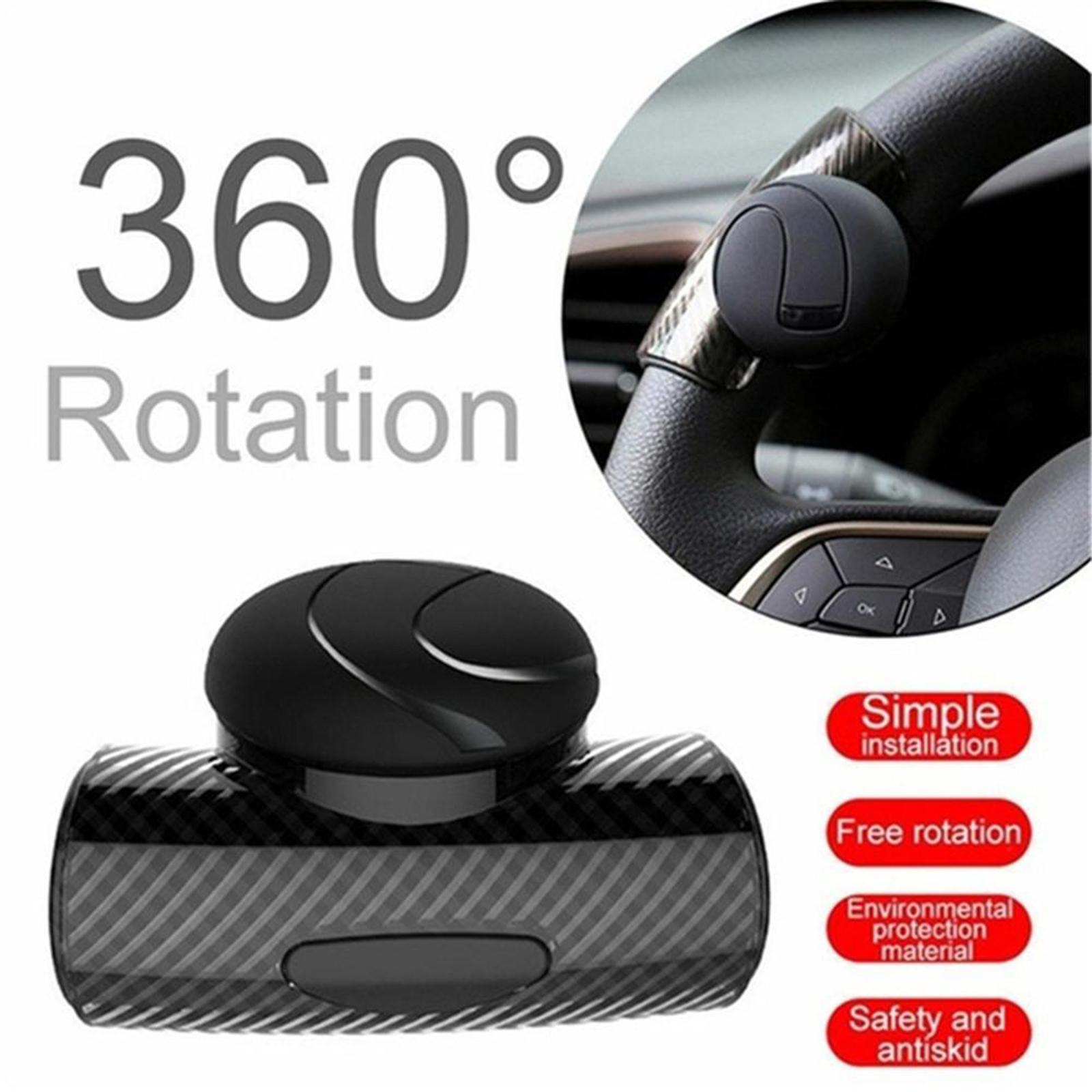 Car Steering Wheel Spinner Silicone Handle Knob Booster Ball for Truck Interior SUV Tractor