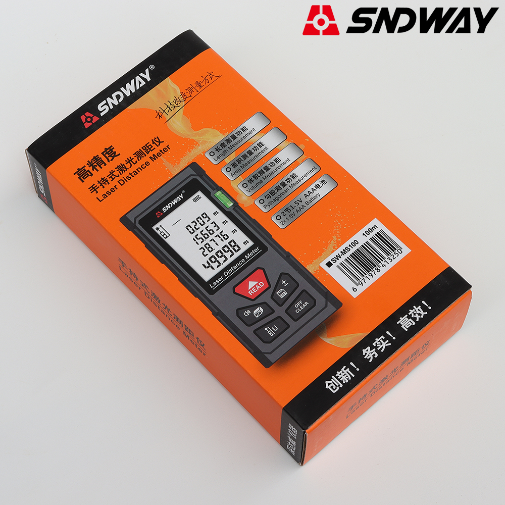 Thước đo khoảng cách bằng tia laser SNDWAY SW-MS50/MS70/MS100