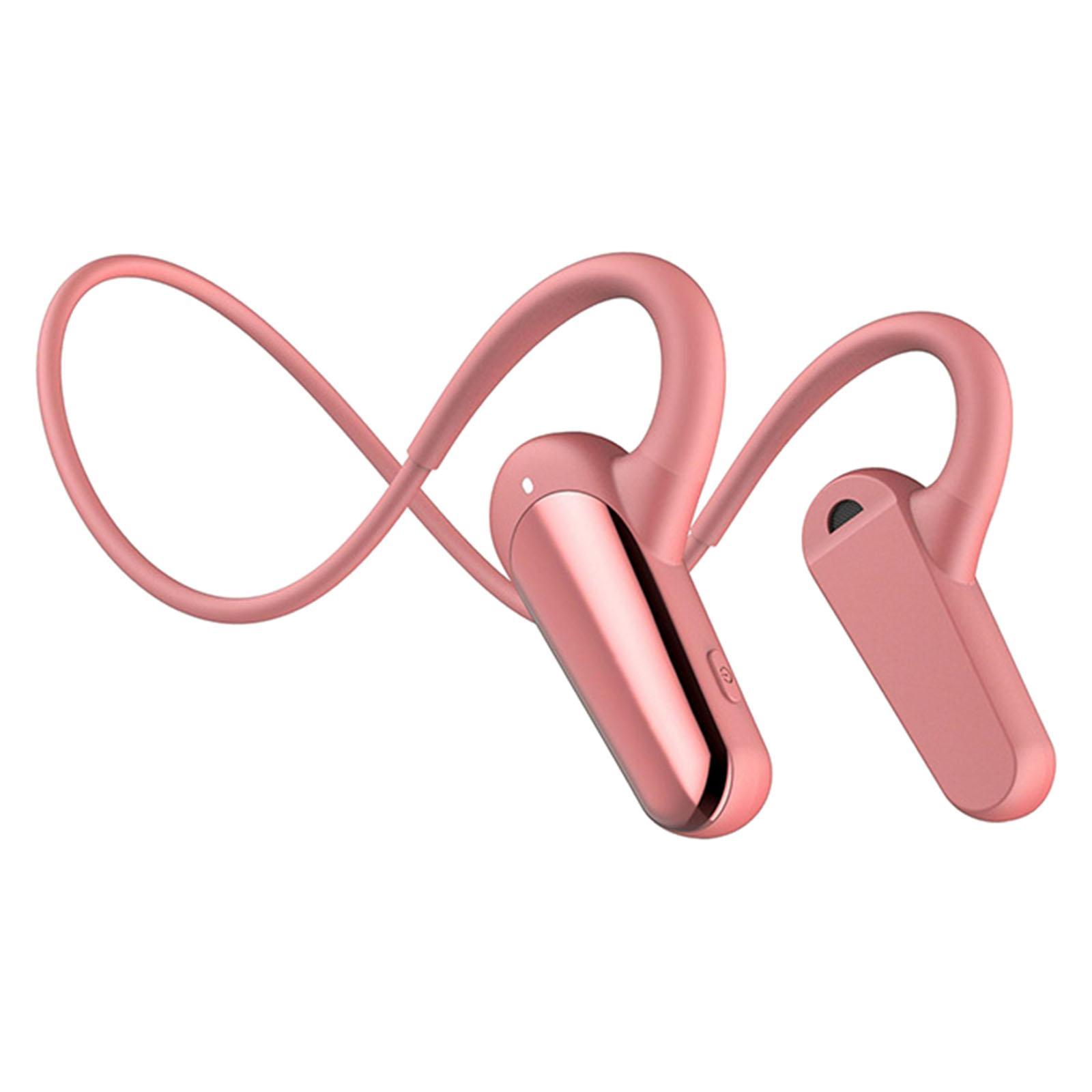 Air Conduction Headset Sweat Resistant Lightweight Open Ear Hands Free Call Stereo Bluetooth 5.0 Headphone for Running Meeting Built-in Mic