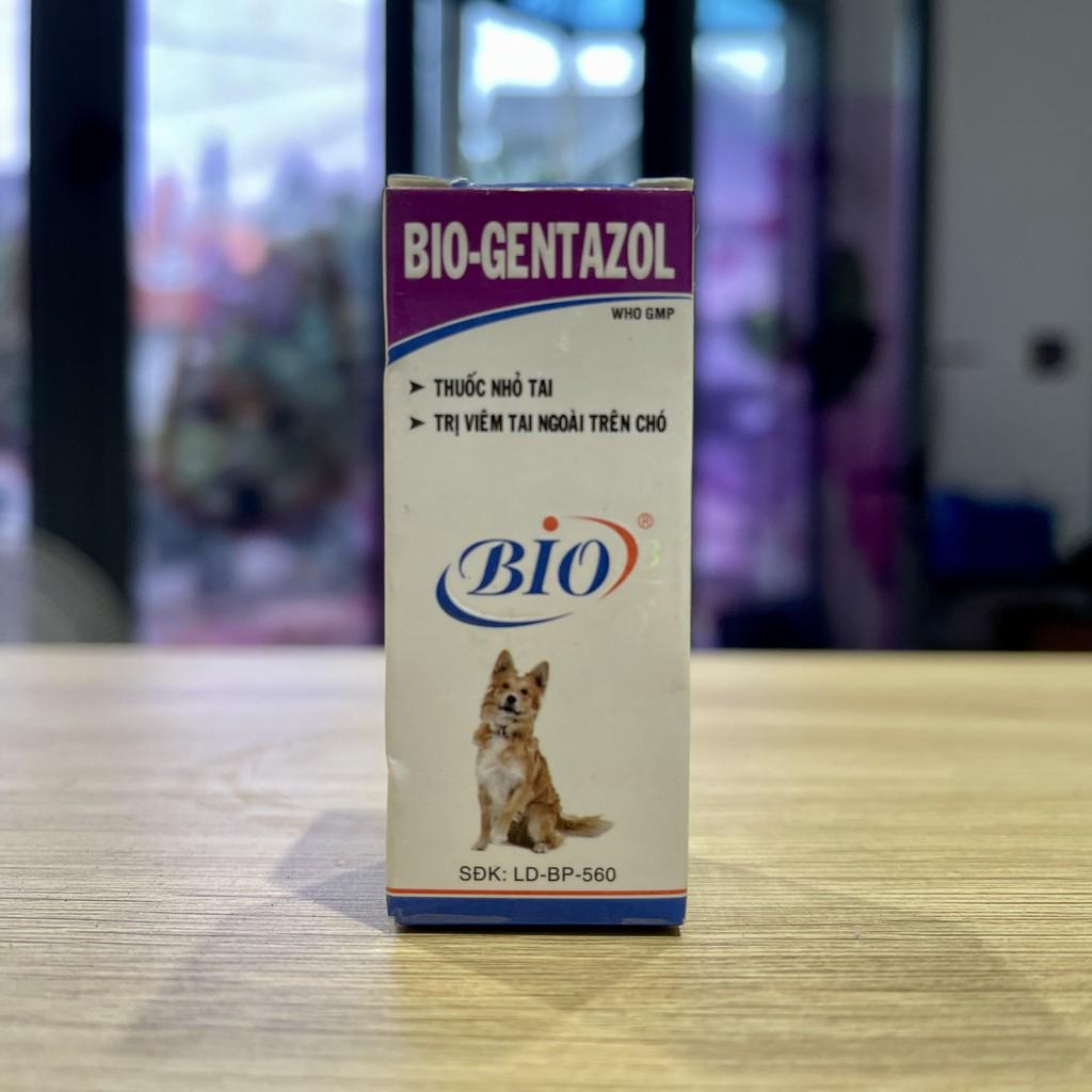 Thuốc nhỏ tai Bio - Gentazol trị viêm tai ngoài cho chó 10ml