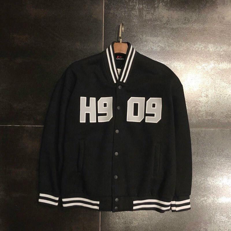 Áo khoác bomber dù unisex form rộng